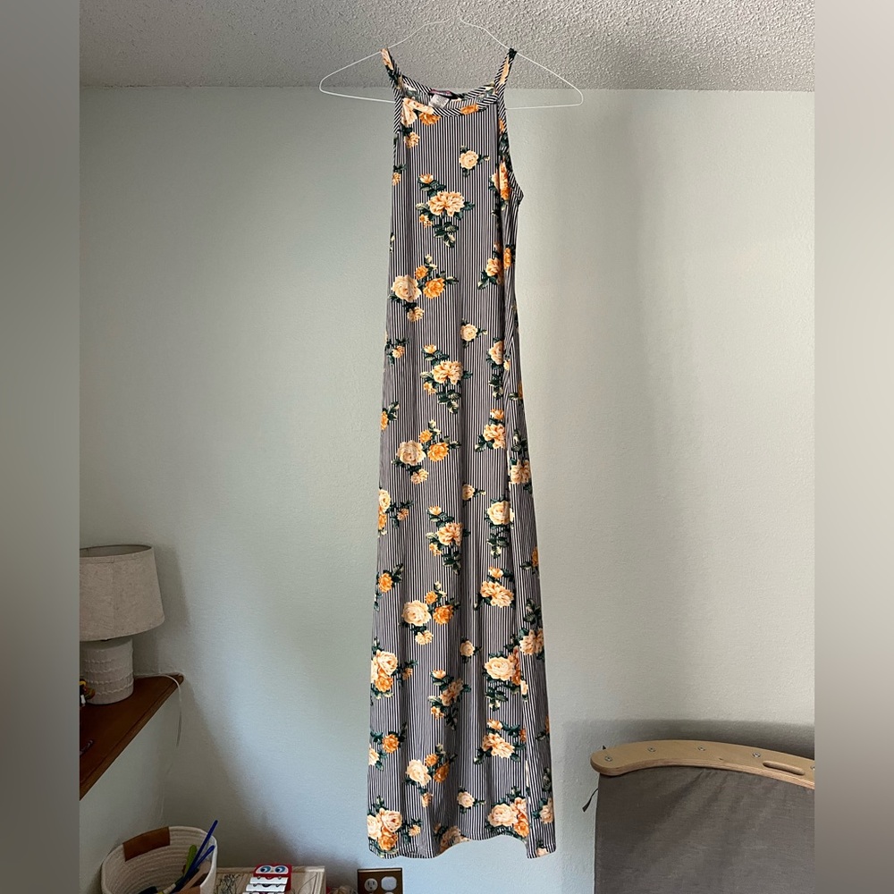 Stripped Maxi Dress